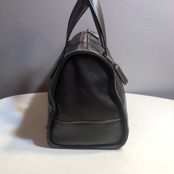 Vintage coach brown leather satchel handbag - Picture 5 of 12